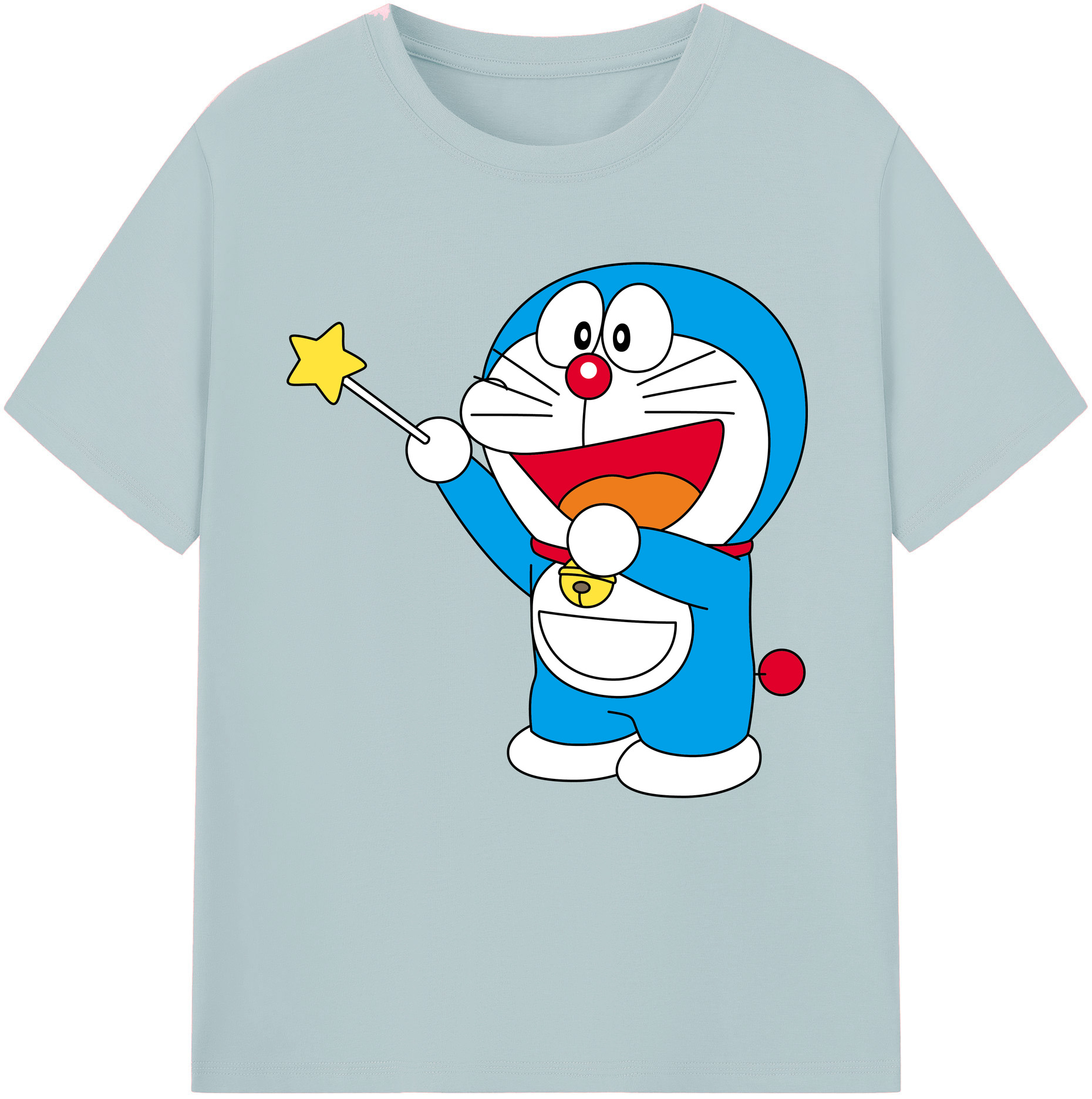 （画像用） ドラえもん Doraemon 綿100％半袖Tシャツ（フロントプリント）